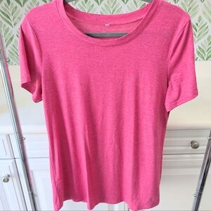 Pink Amazon Tee Medium Women's Soft Versatile